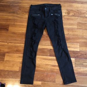 Black flying monkey jeans